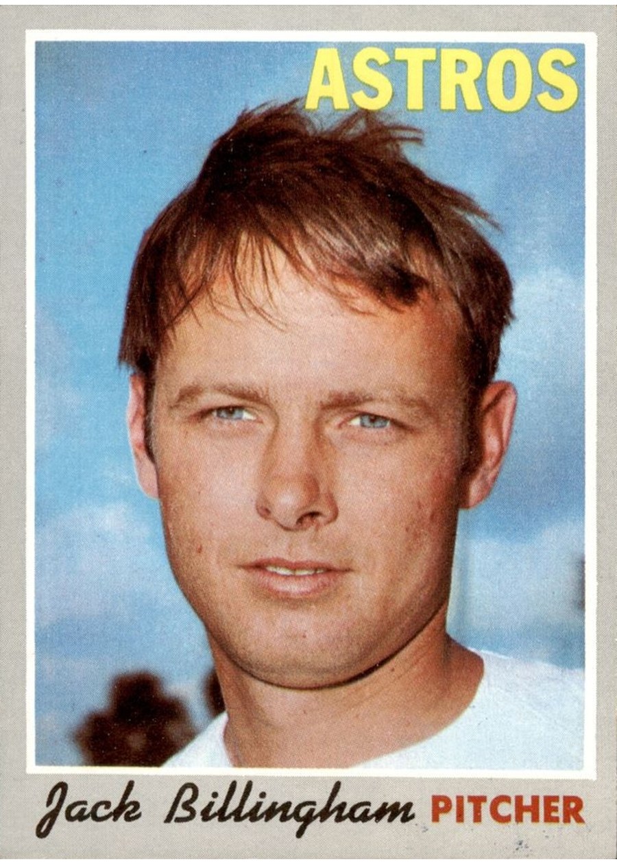 1970 Topps #701 Jack Billingham, Houston Astros