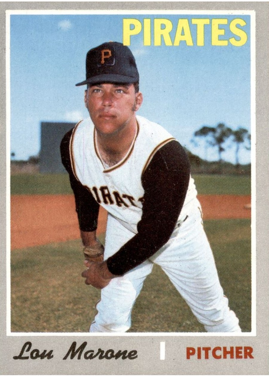 1970 Topps #703 Lou Marone, Pittsburgh Pirates