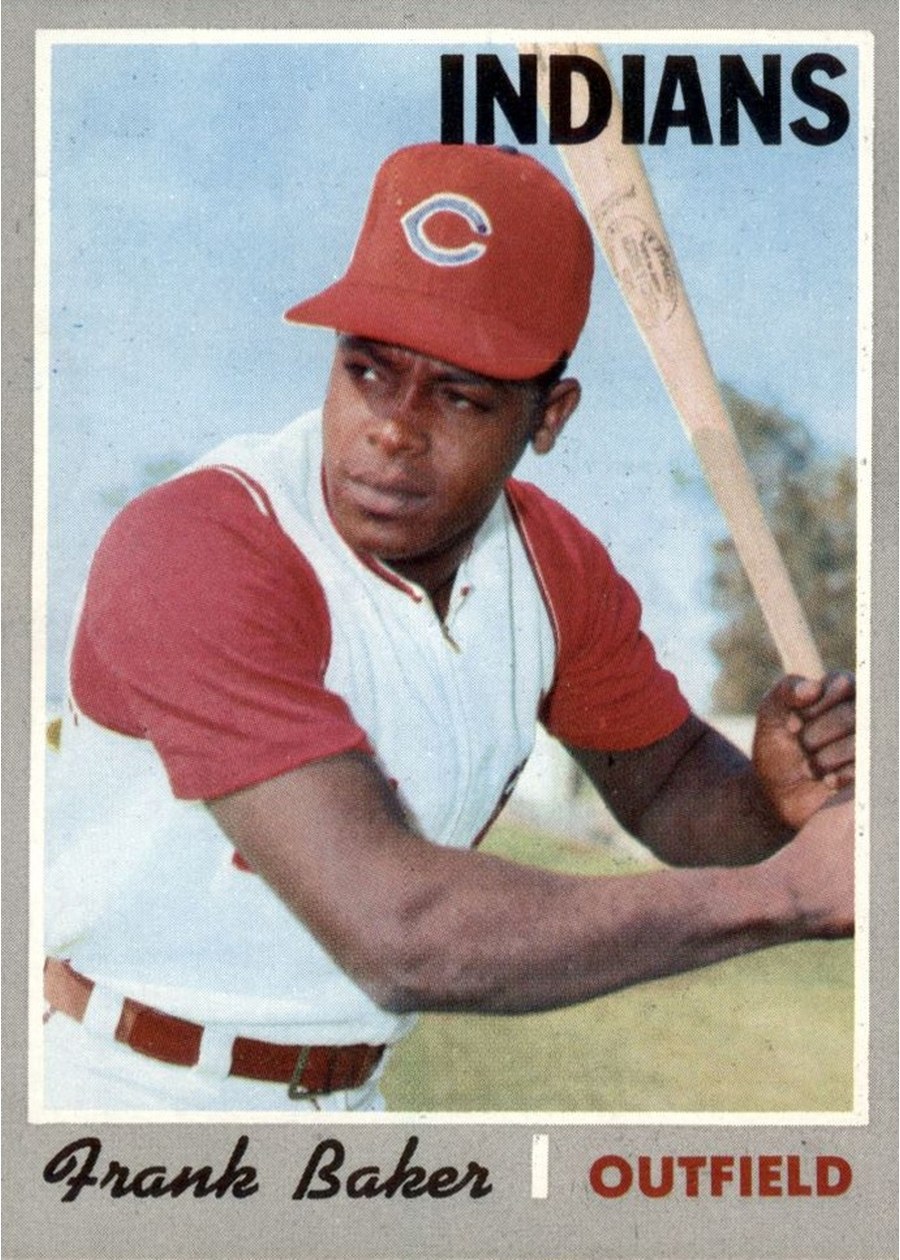 1970 Topps #704 Frank Baker, Cleveland Indians