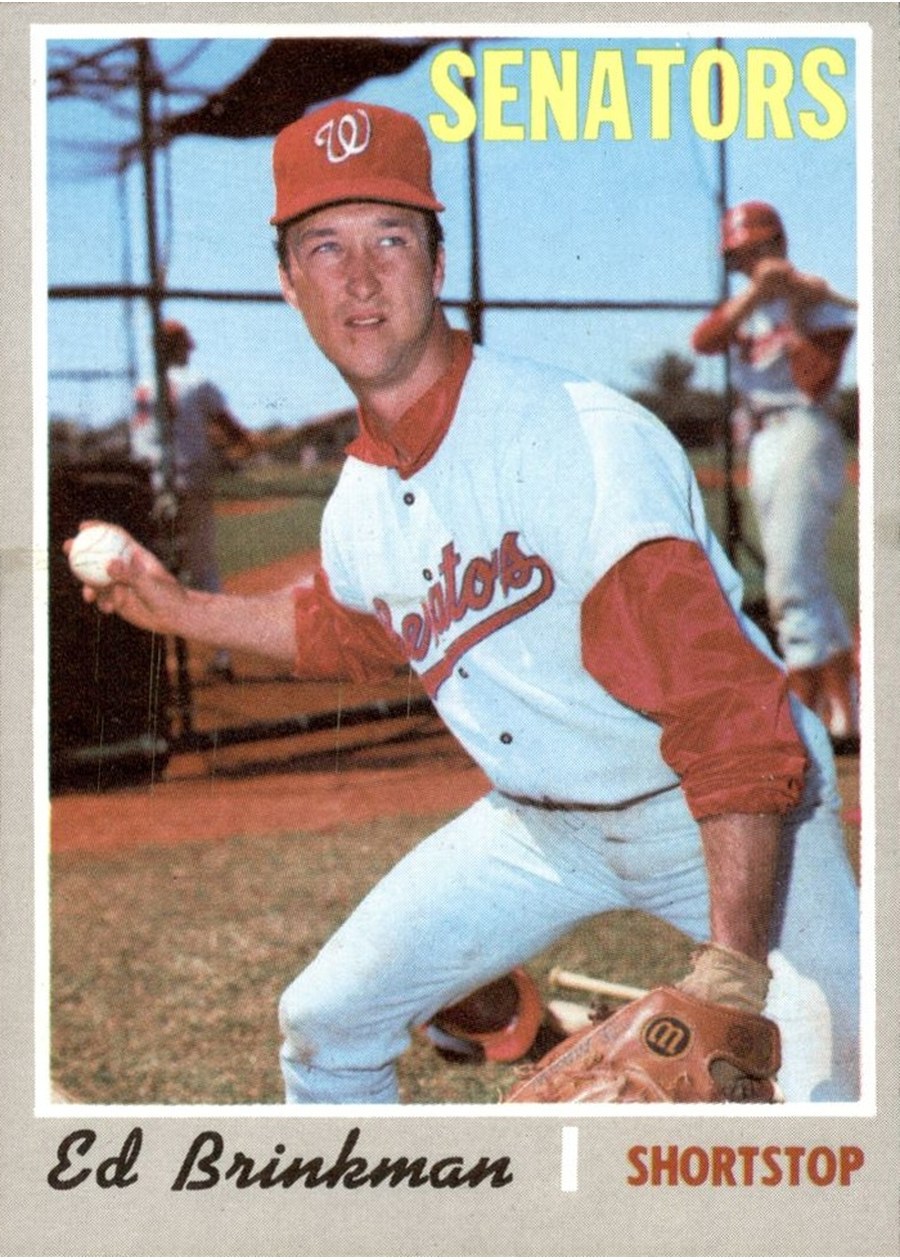 1970 Topps #711 Ed Brinkman, Washington Senators
