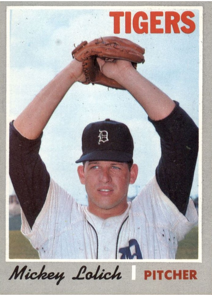 1970 Topps #715 Mickey Lolich, Detroit Tigers