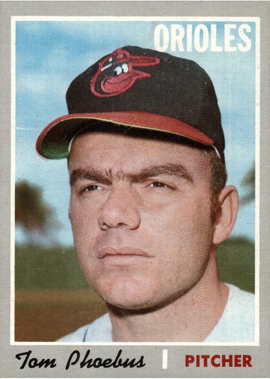 1970 Topps #717 Tom Phoebus, Baltimore Orioles