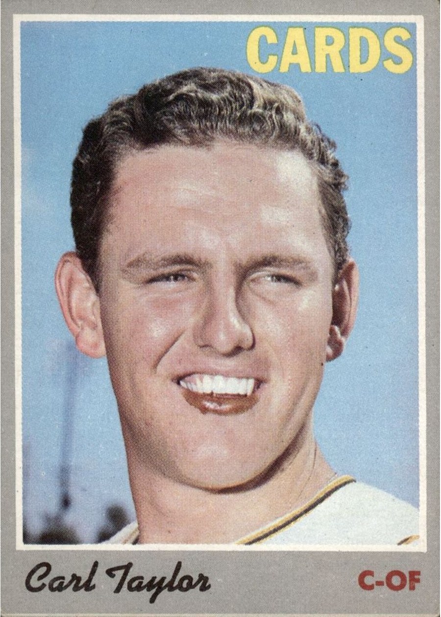 1970 Topps #76 Carl Taylor, St. Louis Cardinals