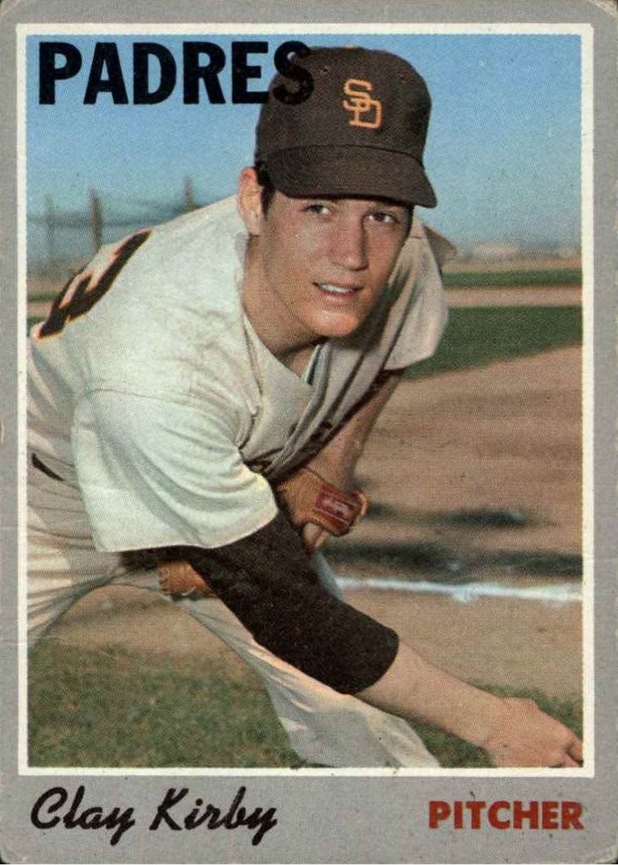 1970 Topps #79 Clay Kirby, San Diego Padres