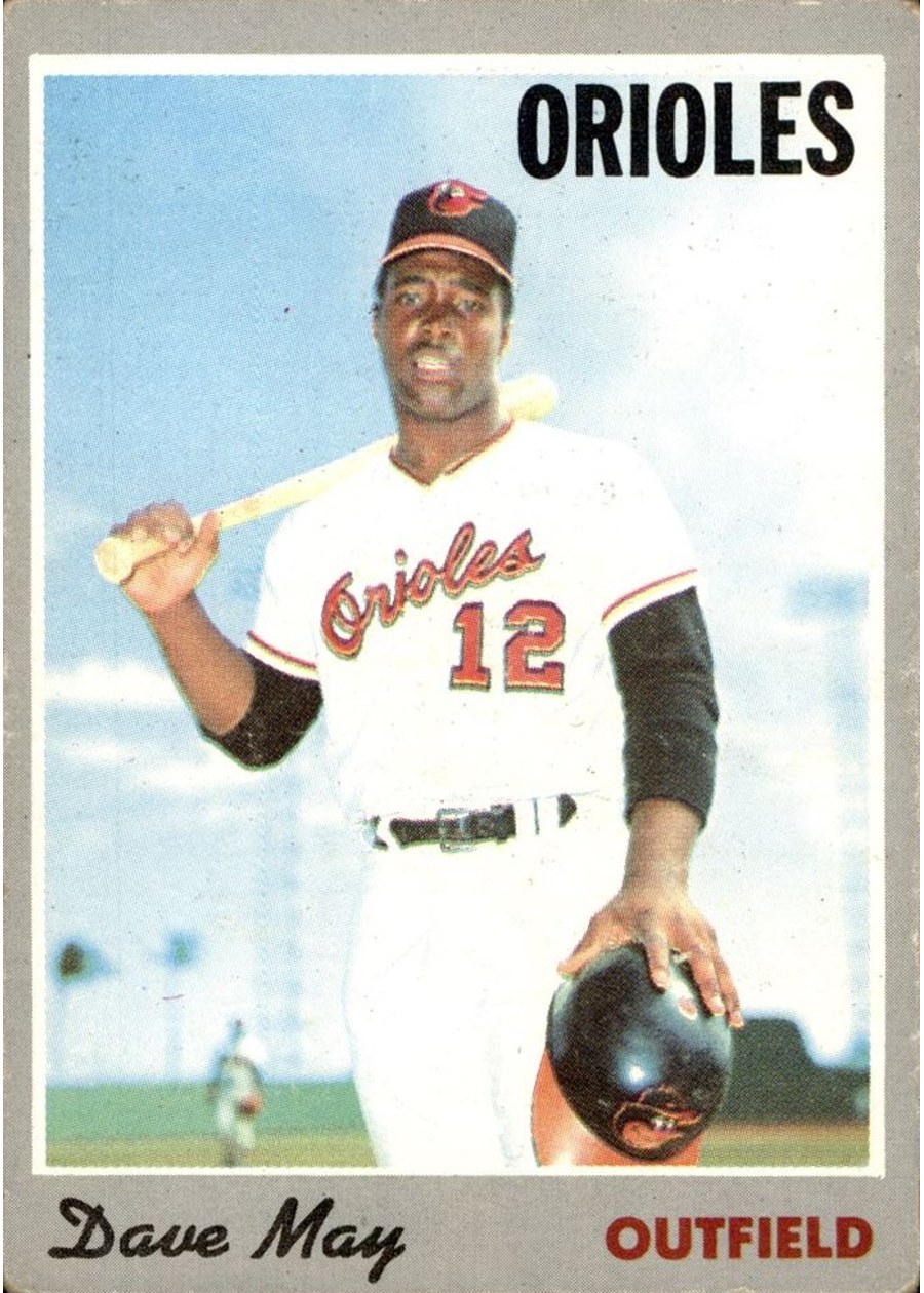 1970 Topps #81 Dave May, Baltimore Orioles