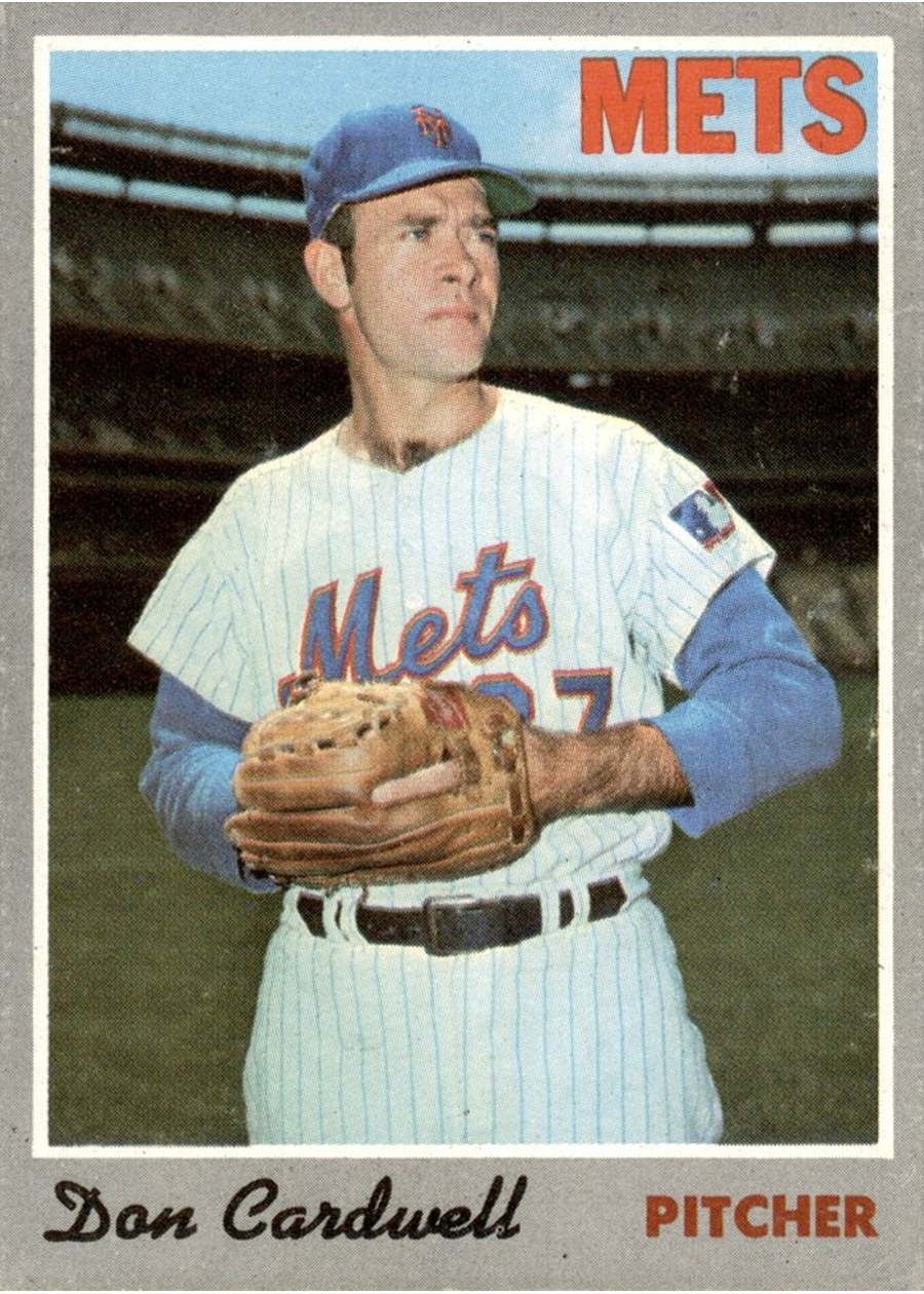 1970 Topps #83 Don Cardwell, New York Mets