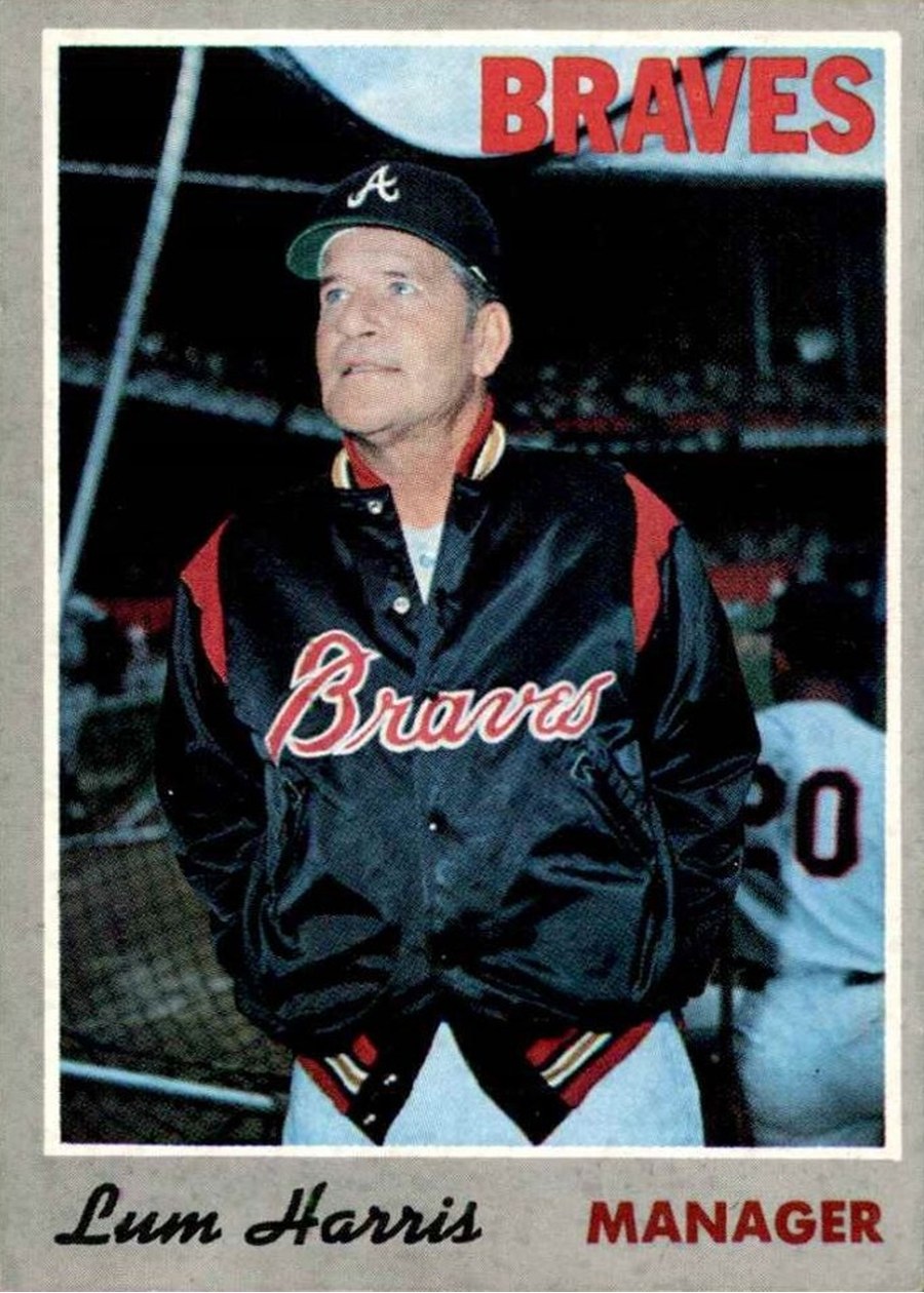 1970 Topps #86 Lum Harris, Atlanta Braves