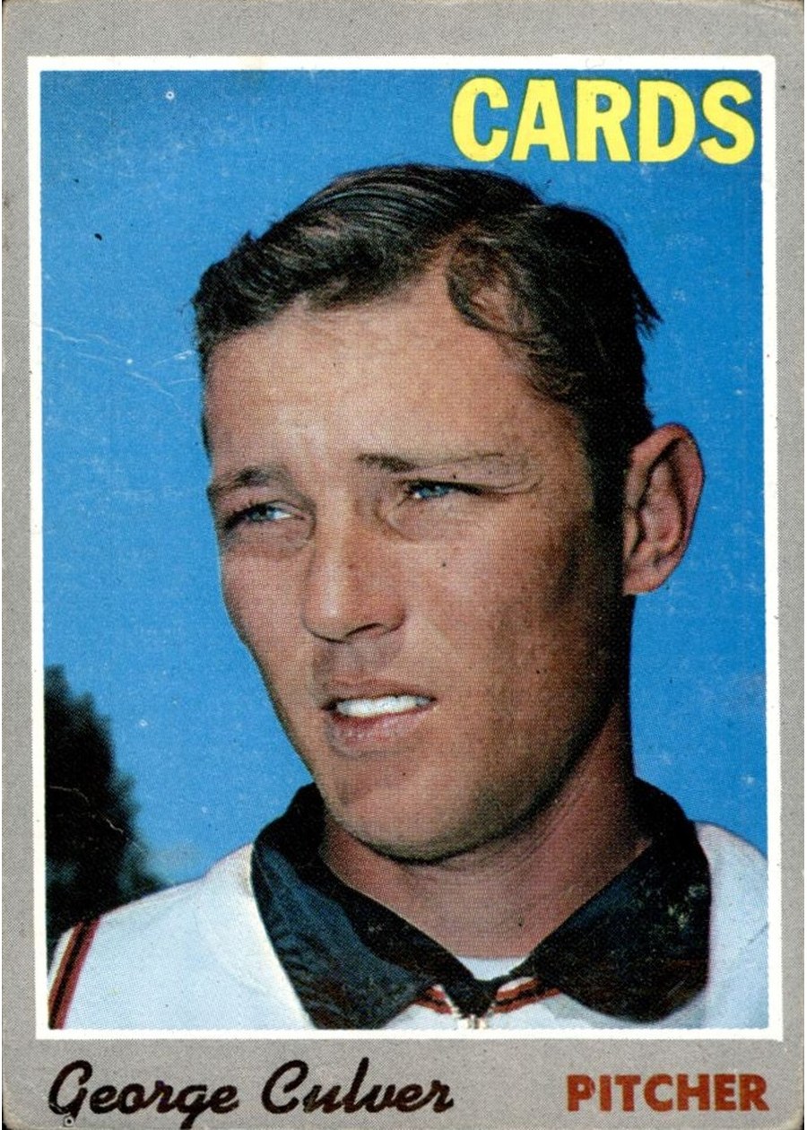 1970 Topps #92 George Culver, St. Louis Cardinals