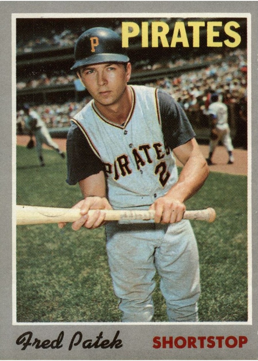 1970 Topps #94 Fred Patek, Pittsburgh Pirates