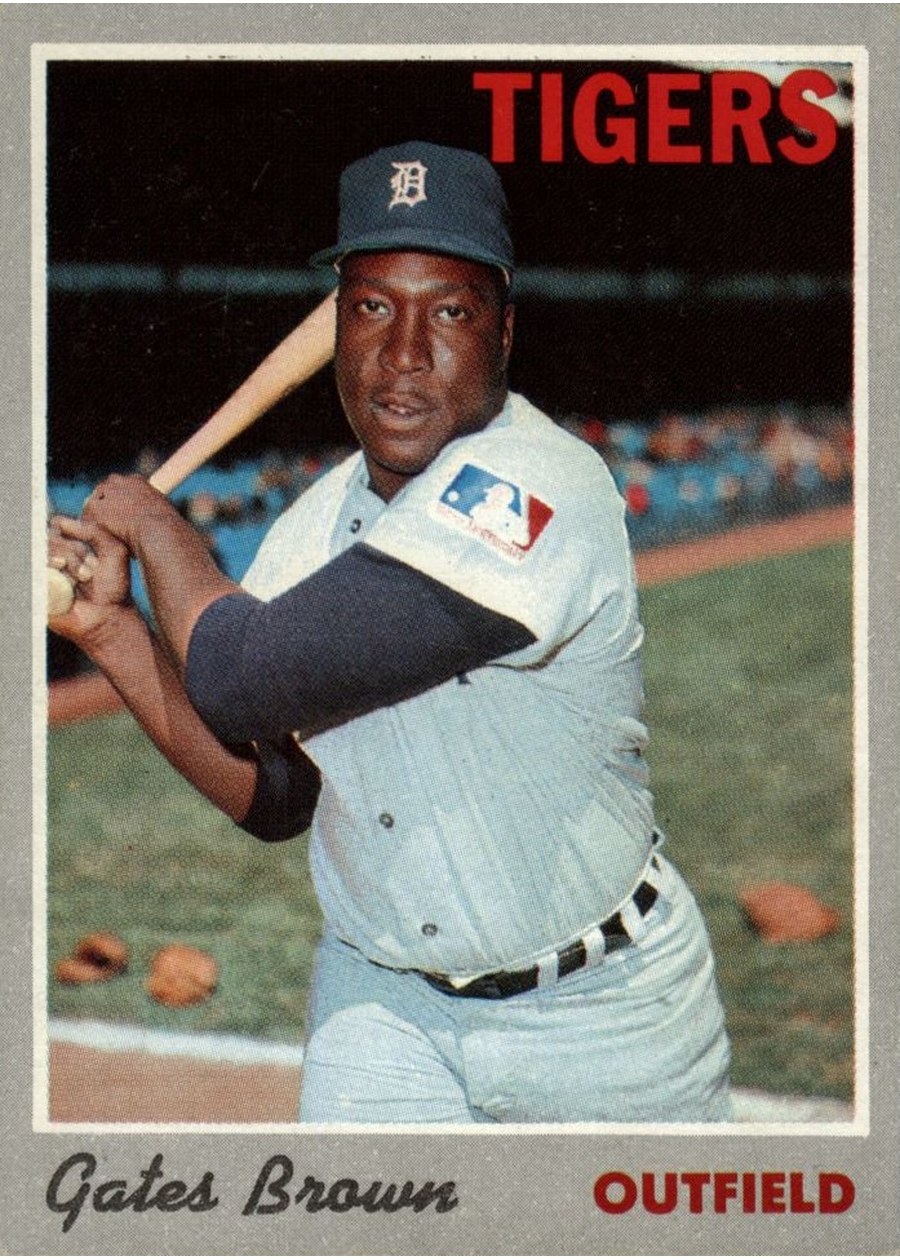 1970 Topps #98 Gates Brown, Detroit Tigers