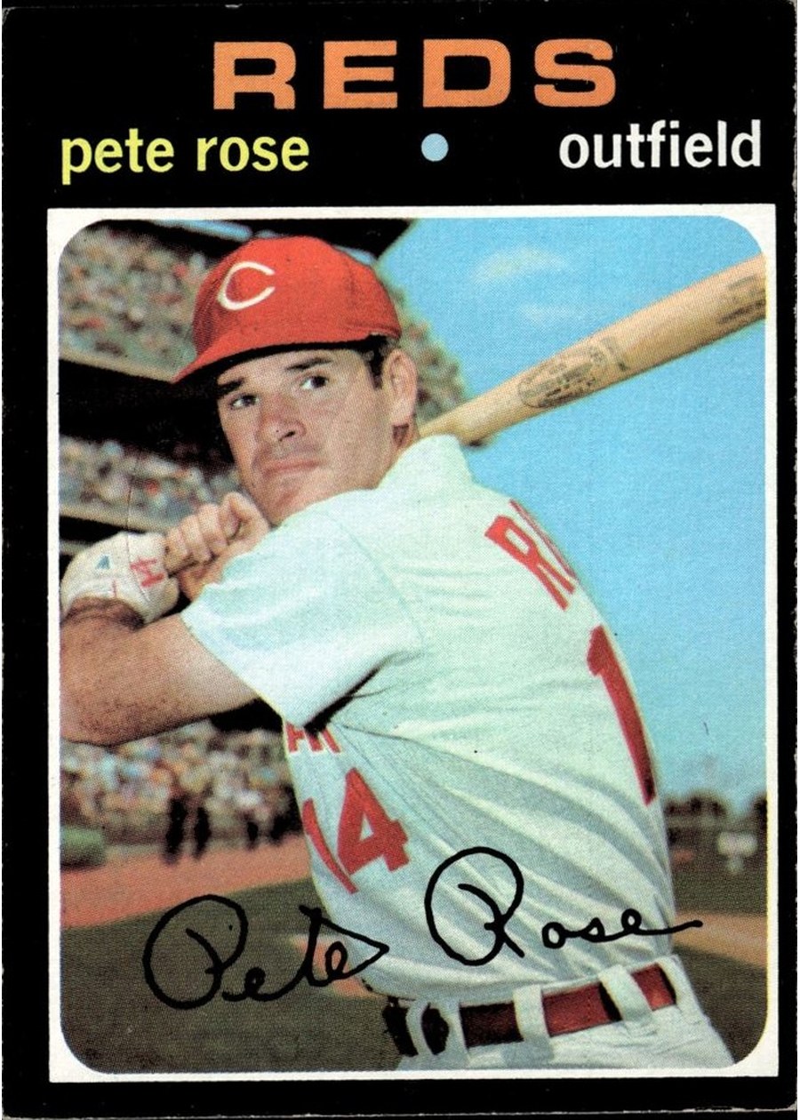 1971 Topps #100 Pete Rose, Cincinnati Reds
