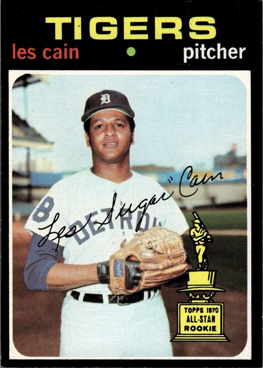 1971 Topps #101 Les Cain, Detroit Tigers