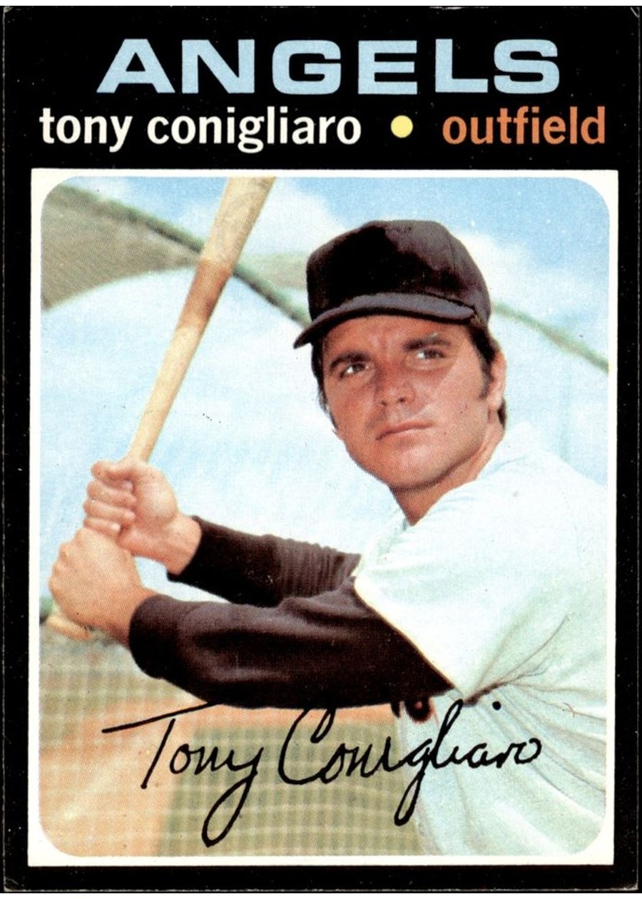 1971 Topps #105 Tony Conigliaro, California Angels