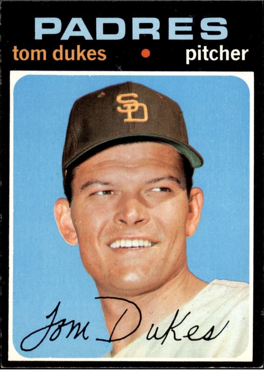 1971 Topps #106 Tom Dukes, San Diego Padres