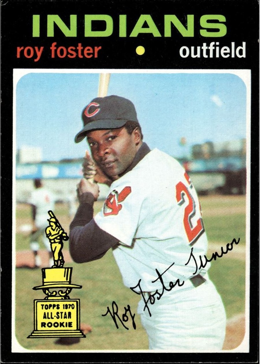 1971 Topps #107 Roy Foster, Cleveland Indians