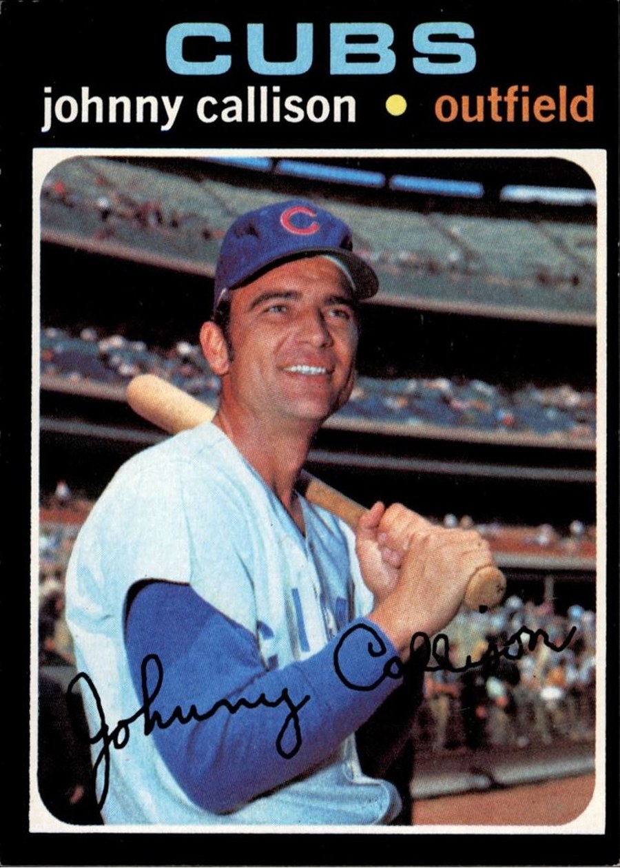 1971 Topps #12 Johnny Callison, Chicago Cubs