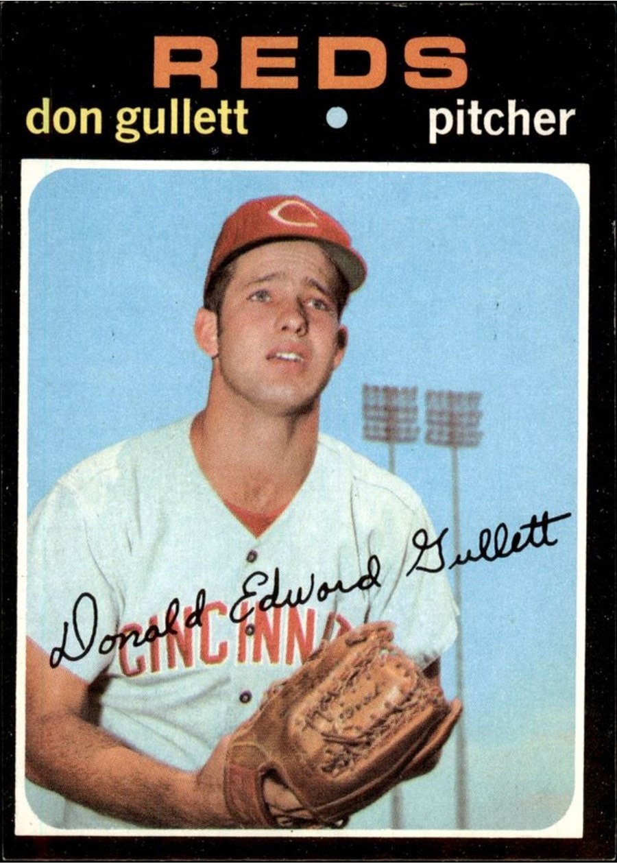 1971 Topps #124 Don Gullett, Cincinnati Reds