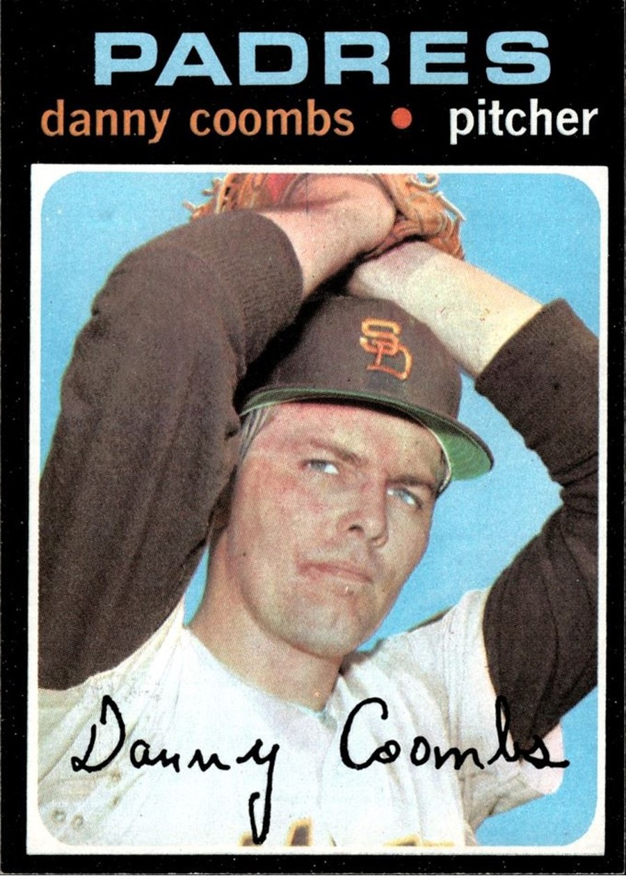 1971 Topps #126 Danny Coombs, San Diego Padres