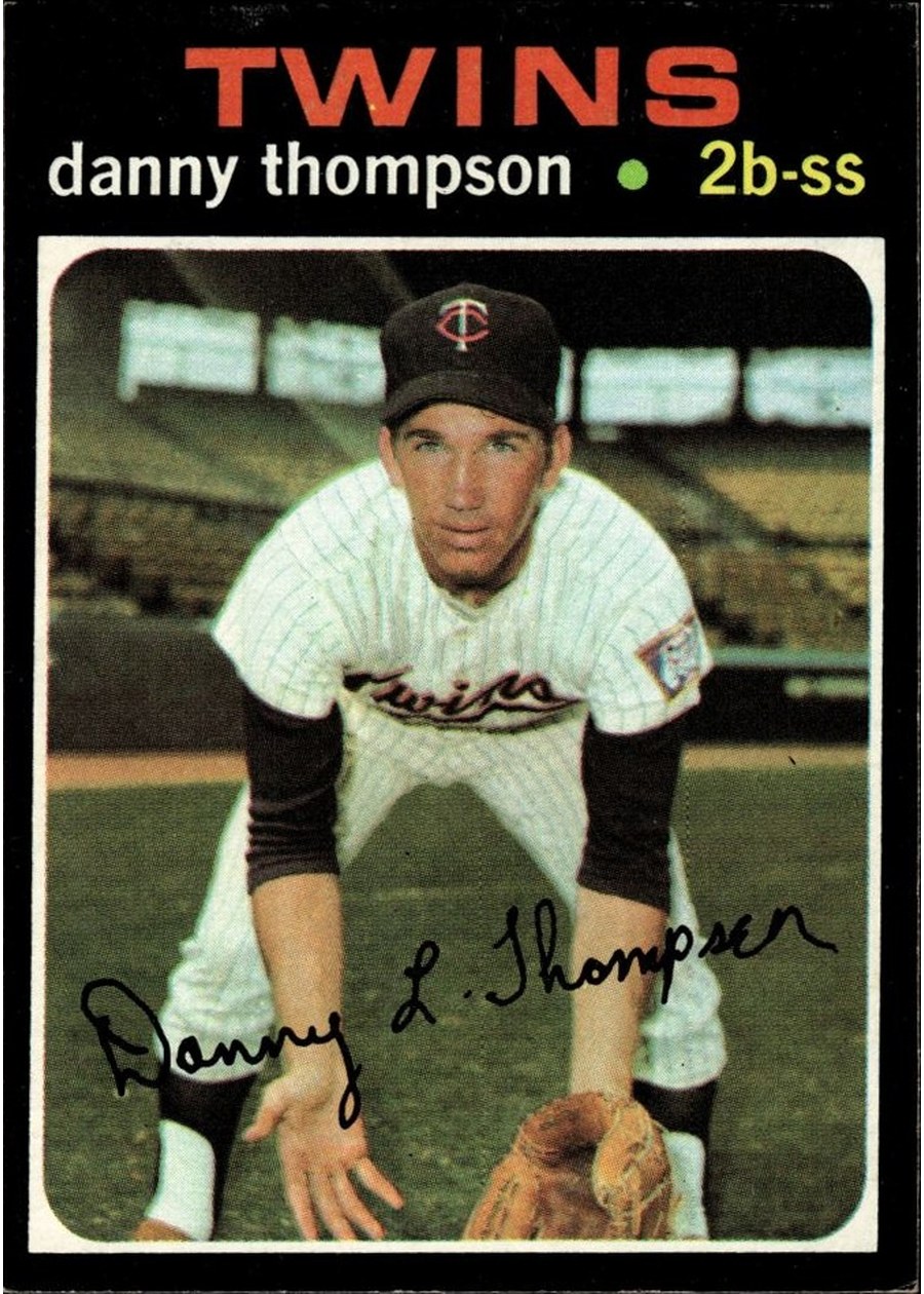 1971 Topps #127 Danny Thompson, Minnesota Twins