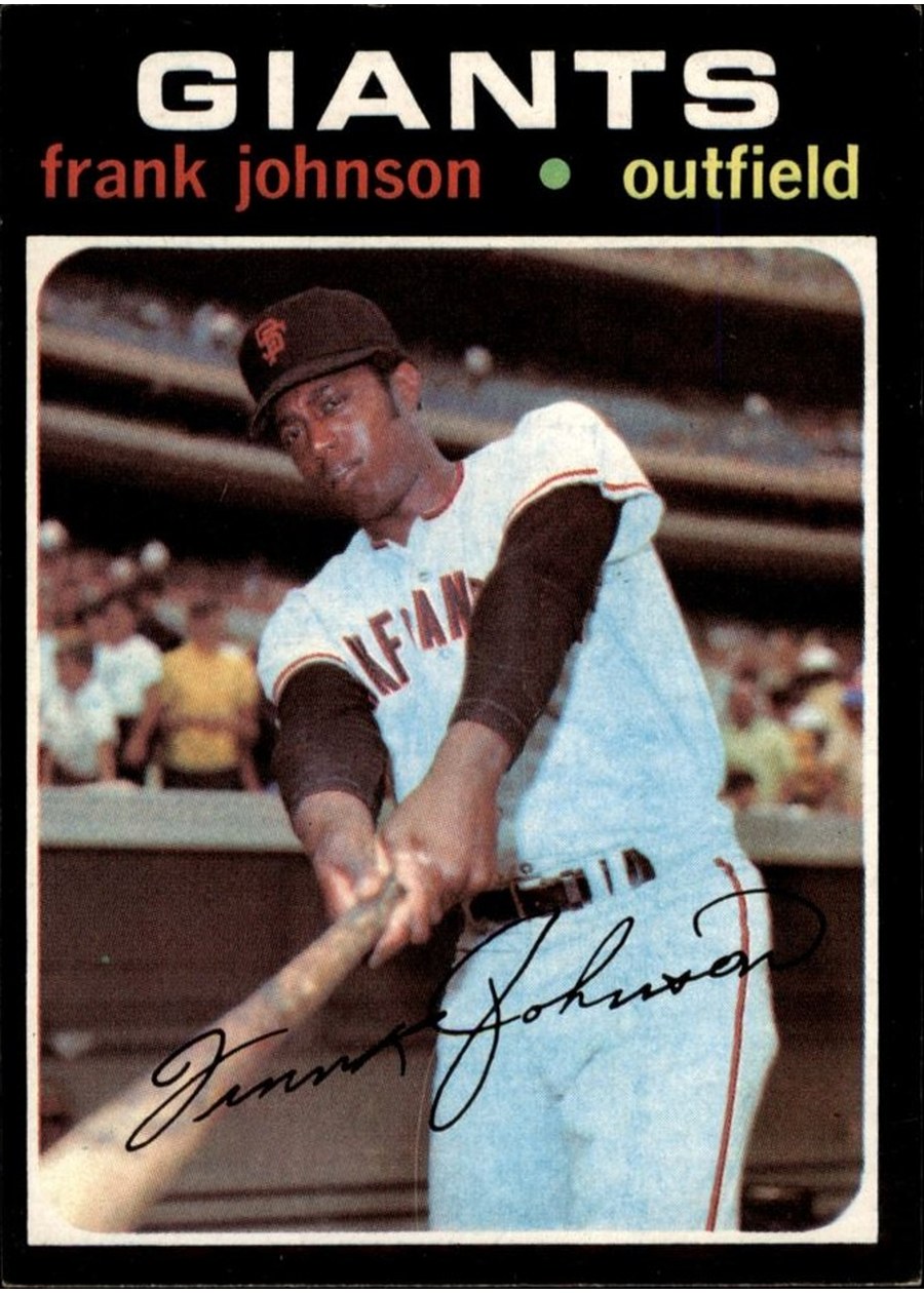 1971 Topps #128 Frank Johnson, San Francisco Giants
