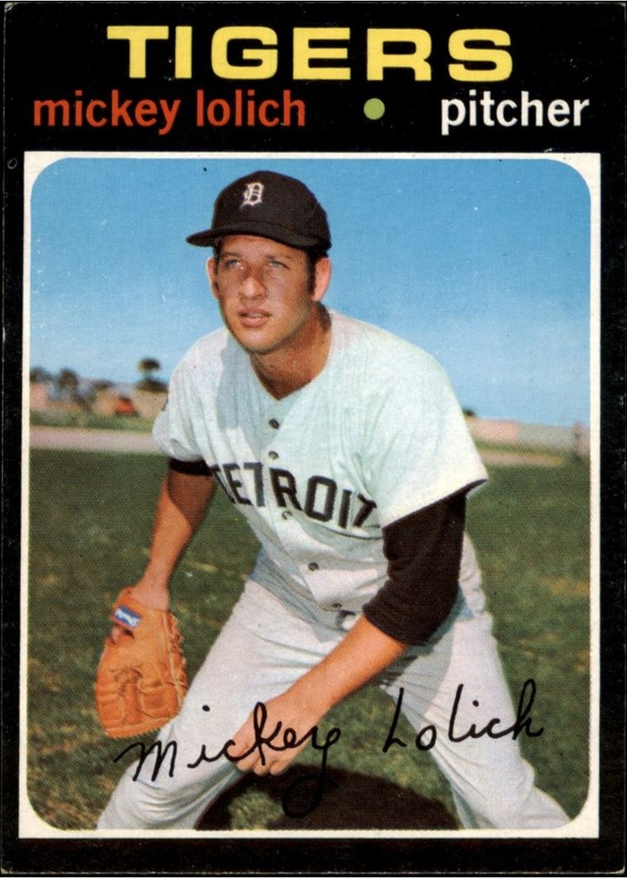 1971 Topps #133 Mickey Lolich, Detroit Tigers