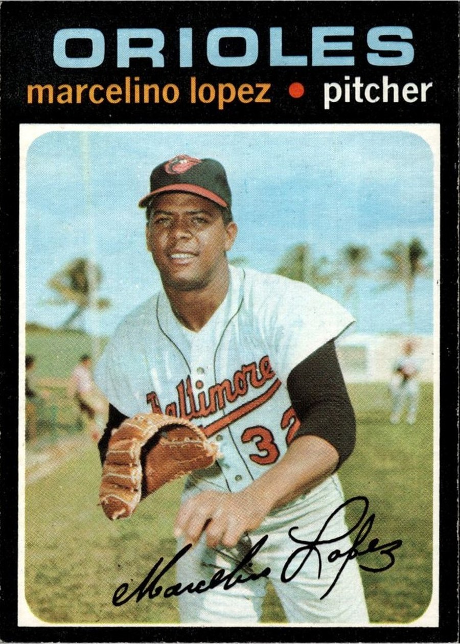 1971 Topps #137 Marcelino Lopez, Baltimore Orioles