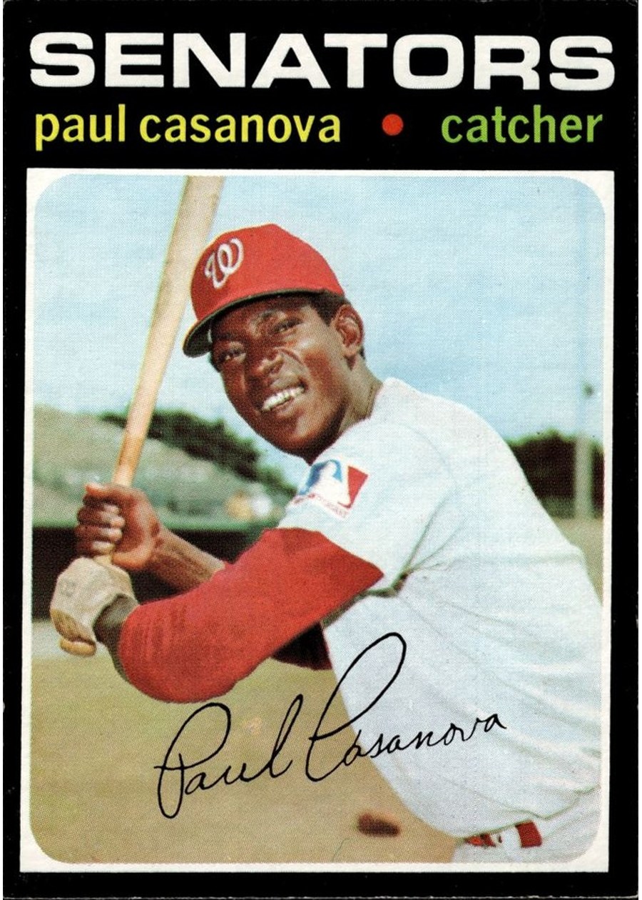 1971 Topps #139 Paul Casanova, Washington Senators