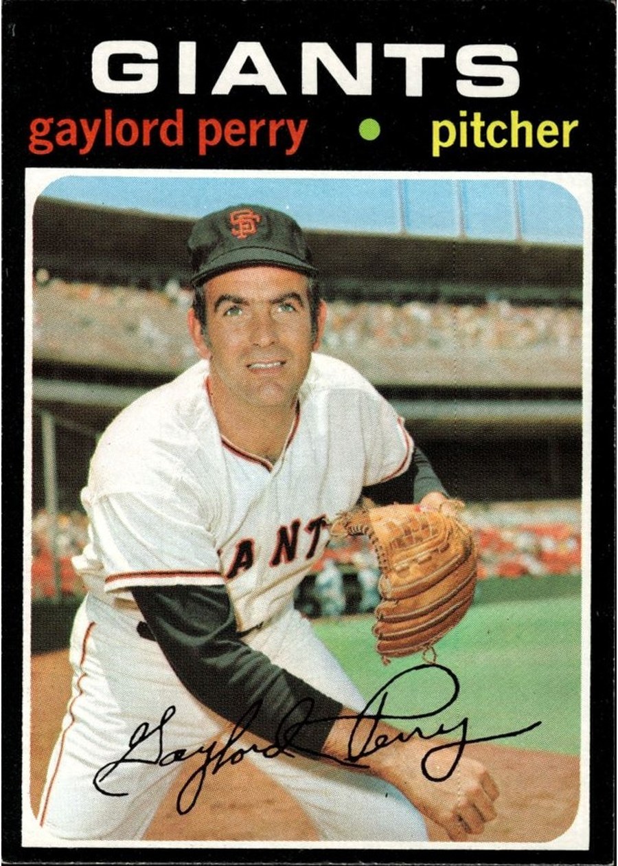 1971 Topps #140 Gaylord Perry, San Francisco Giants