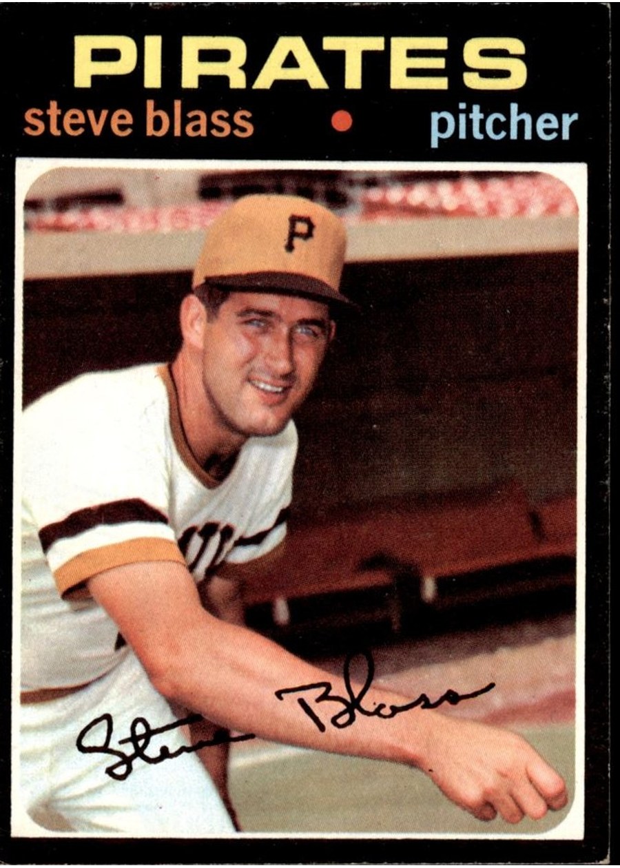1971 Topps #143 Steve Blass, Pittsburgh Pirates