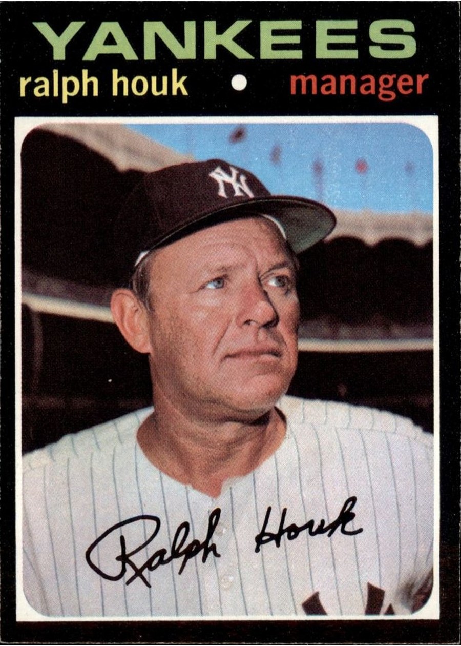 1971 Topps #146 Ralph Houk, New York Yankees