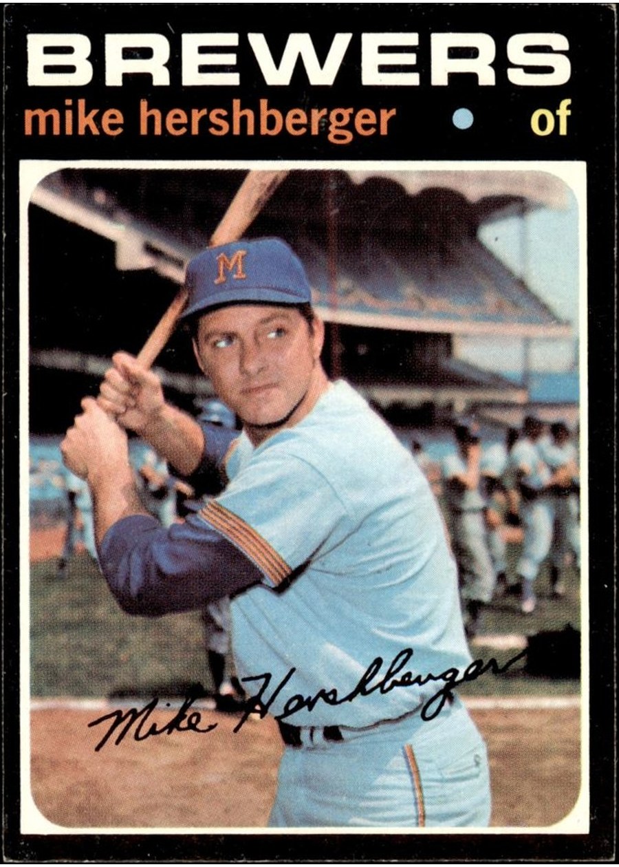 1971 Topps #149 Mike Hershberger, Milwaukee Brewers