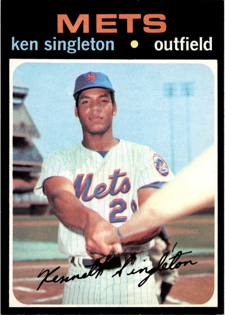 1971 Topps #16 Ken Singleton, New York Mets