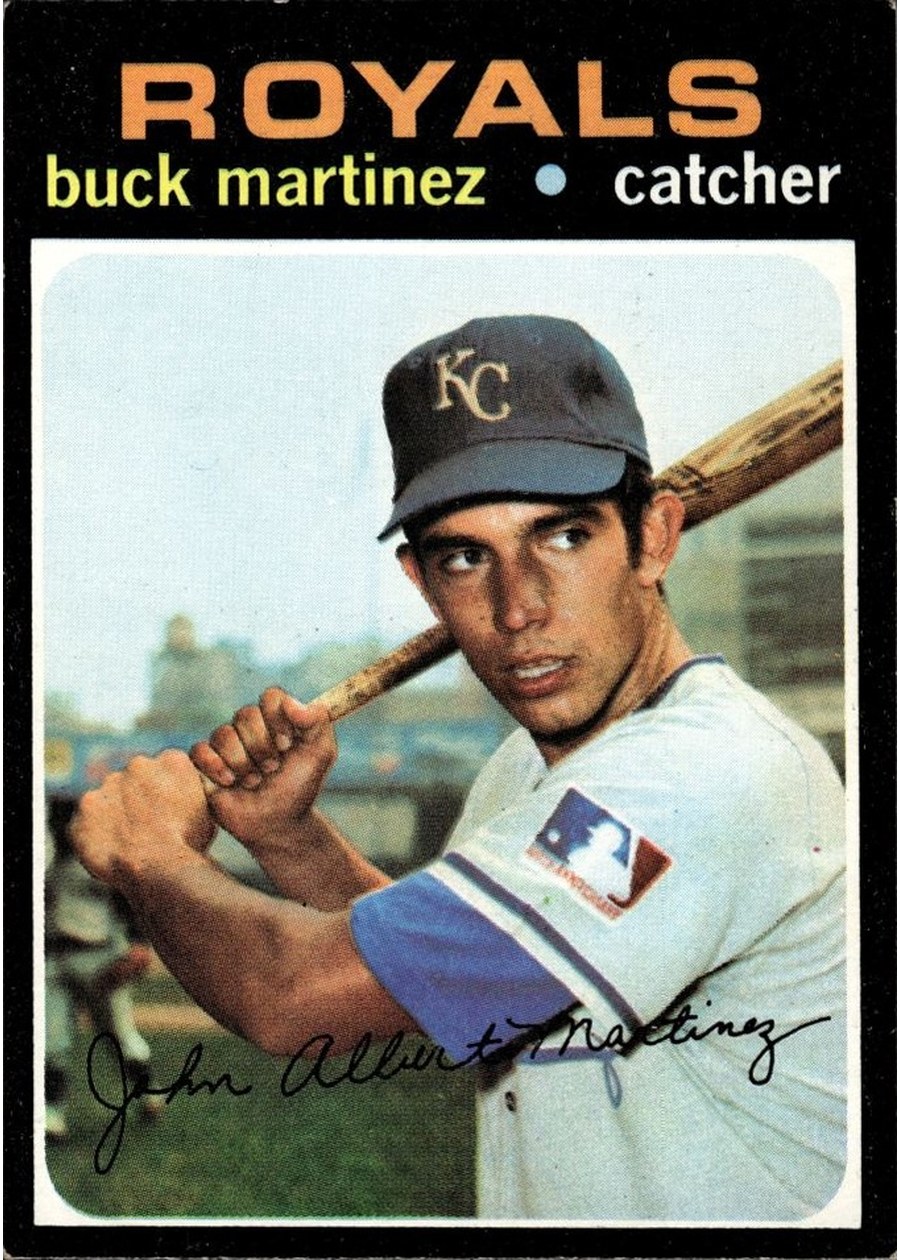 1971 Topps #163 Buck Martinez, Kansas City Royals