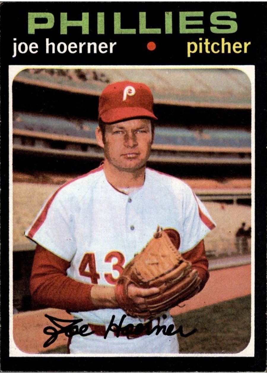 1971 Topps #166 Joe Hoerner, Philadelphia Phillies