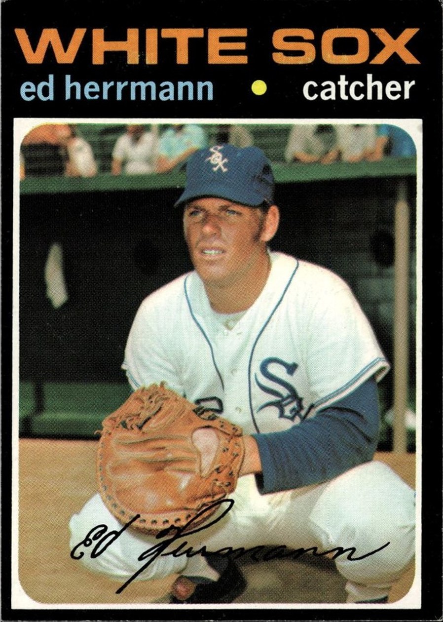 1971 Topps #169 Ed Herrmann, Chicago White Sox