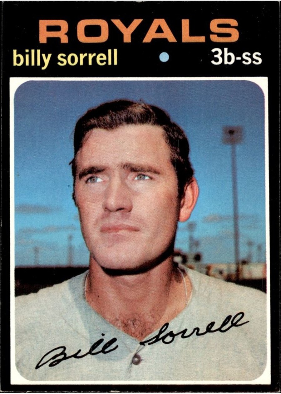 1971 Topps #17 Billy Sorrell, Kansas City Royals