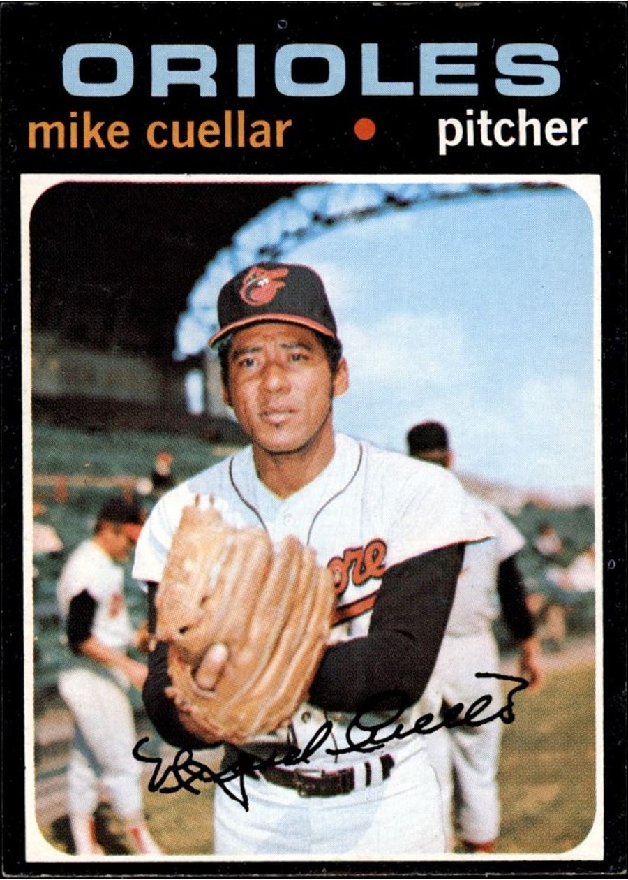 1971 Topps #170 Mike Cuellar, Baltimore Orioles