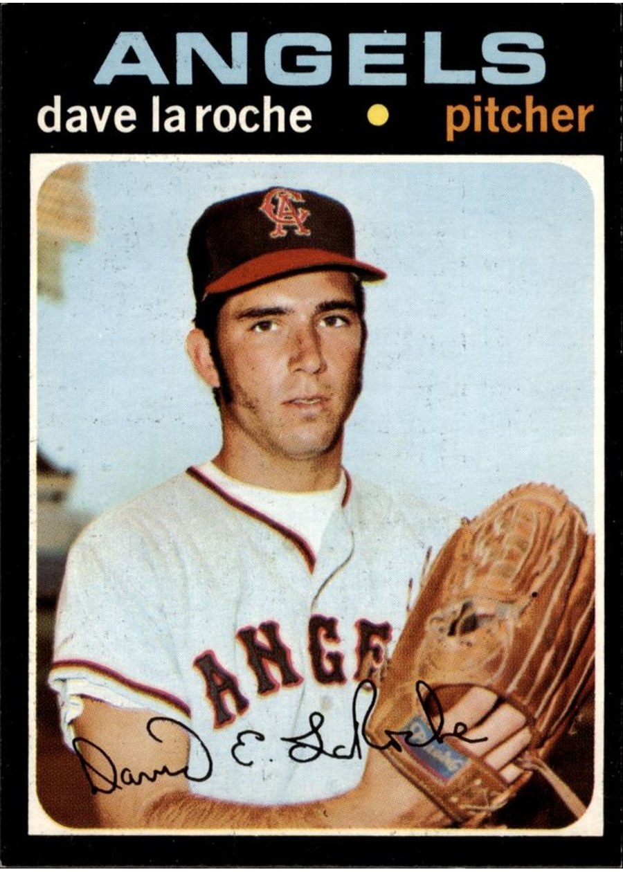 1971 Topps #174 Dave LaRoche, California Angels