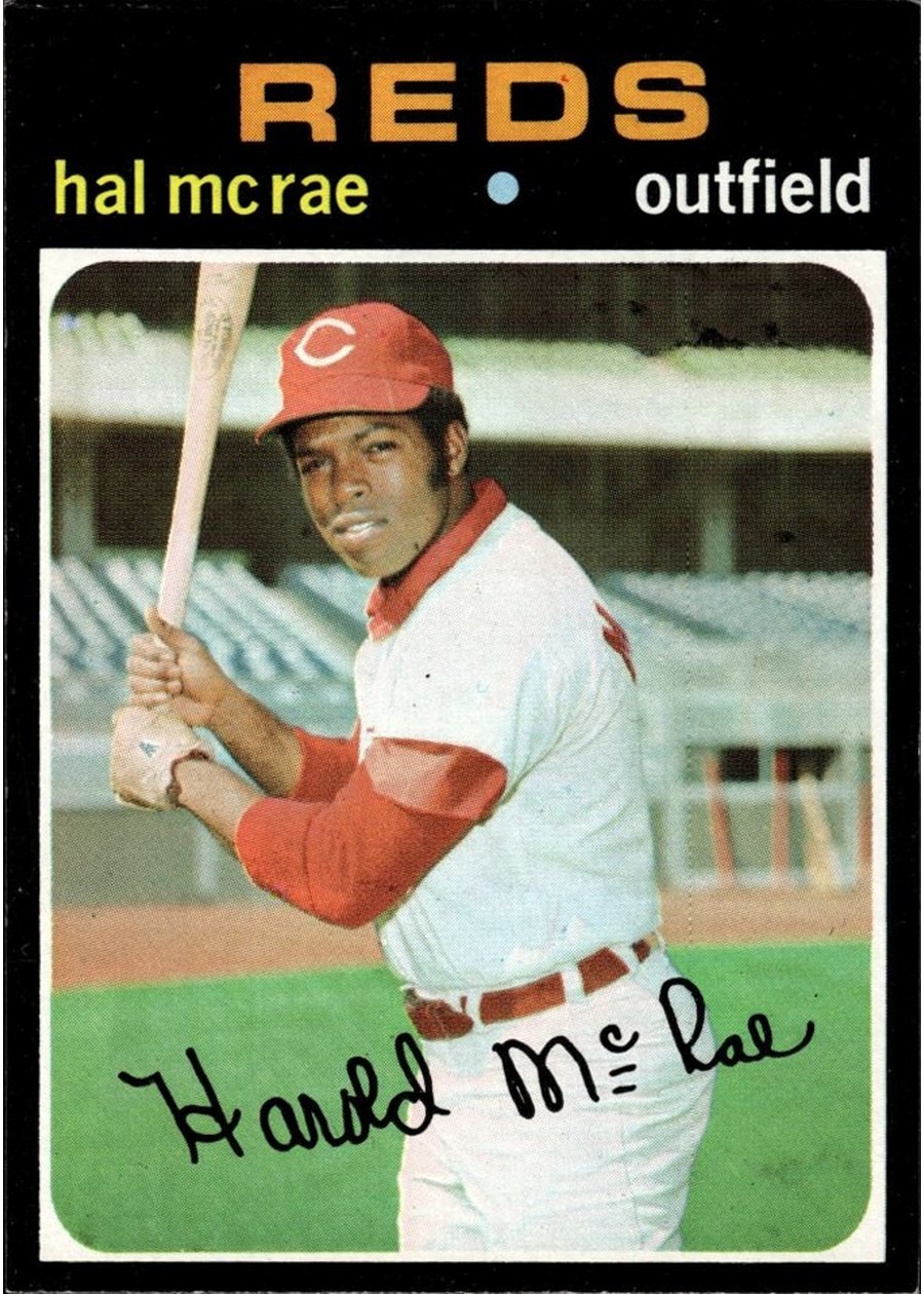 1971 Topps #177 Hal McRae, Cincinnati Reds
