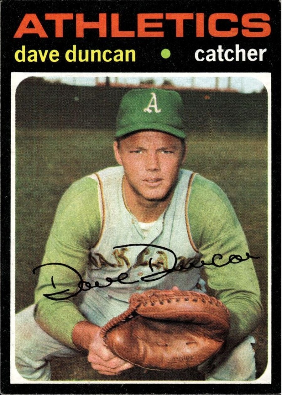 1971 Topps #178 Dave Duncan, Oakland Athletics
