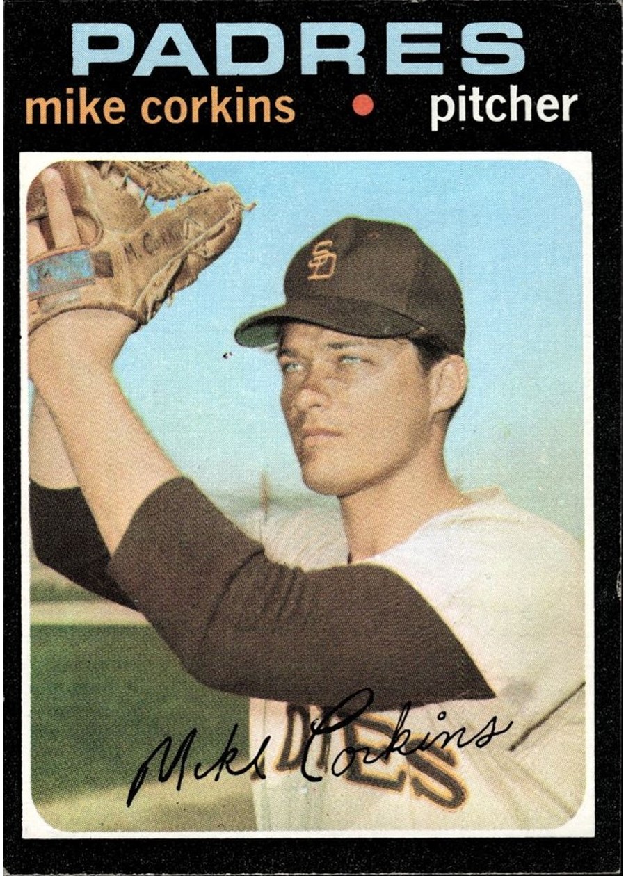 1971 Topps #179 Mike Corkins, San Diego Padres