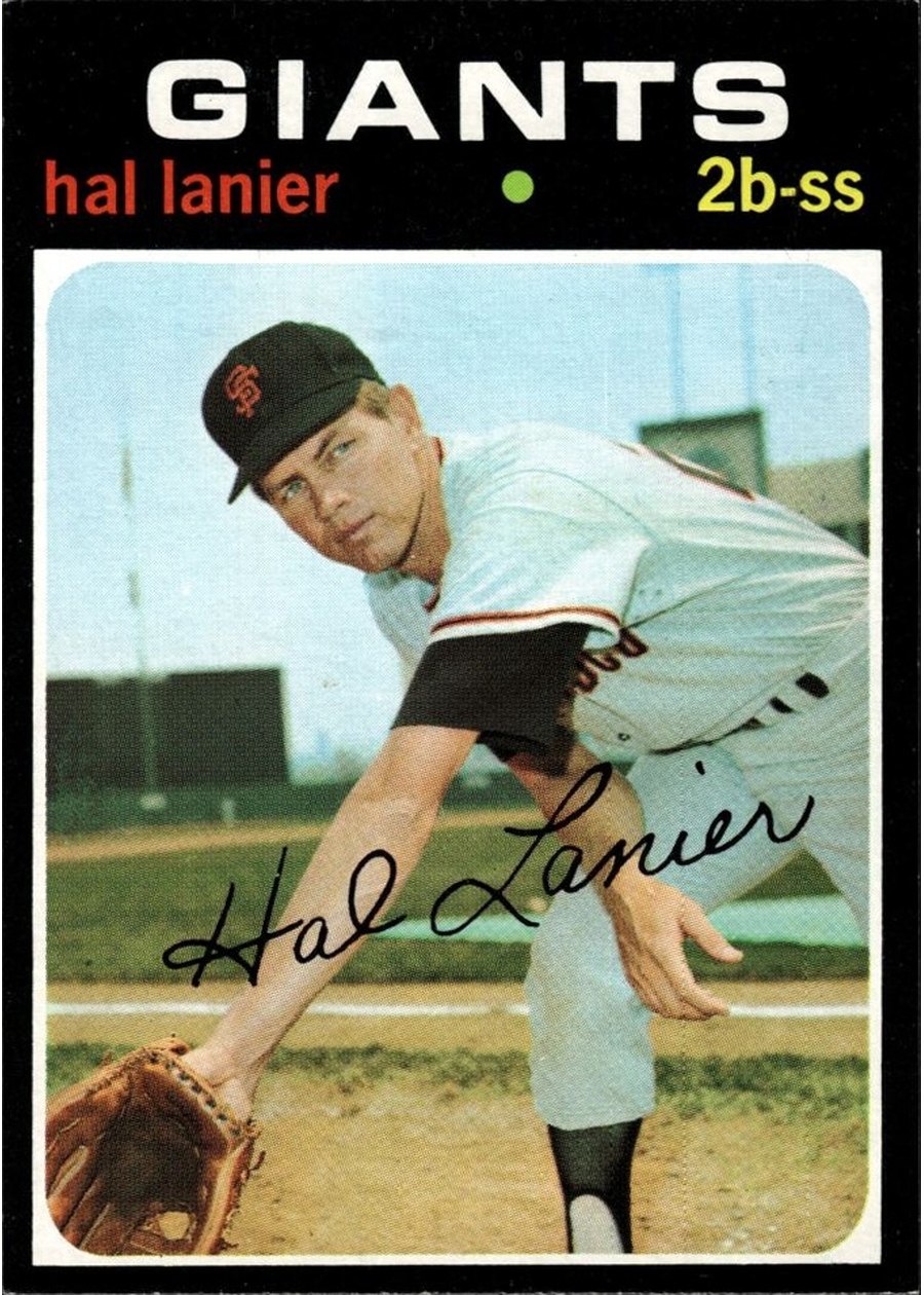 1971 Topps #181 Hal Lanier, San Francisco Giants