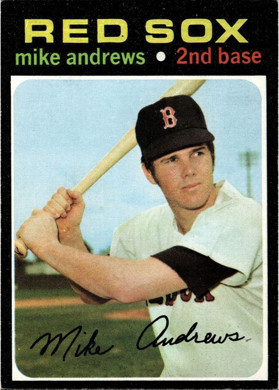 1971 Topps #191 Mike Andrews, Boston Red Sox