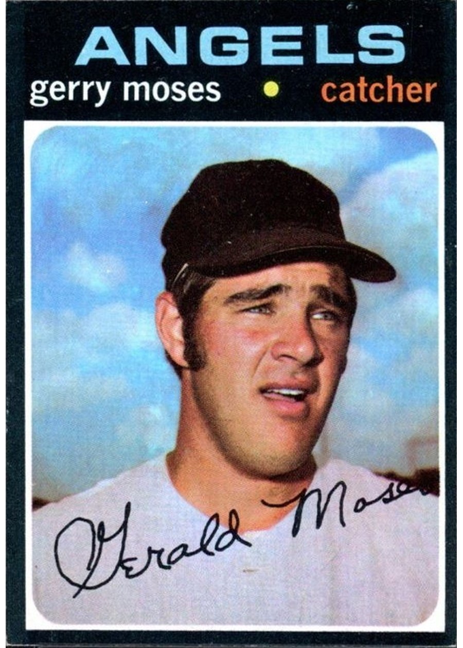 1971 Topps #205 Gerry Moses, California Angels