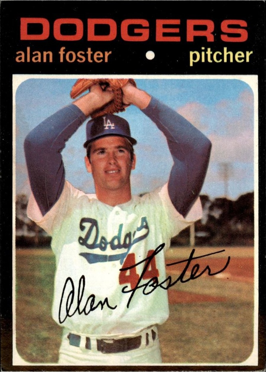 1971 Topps #207 Alan Foster, Los Angeles Dodgers