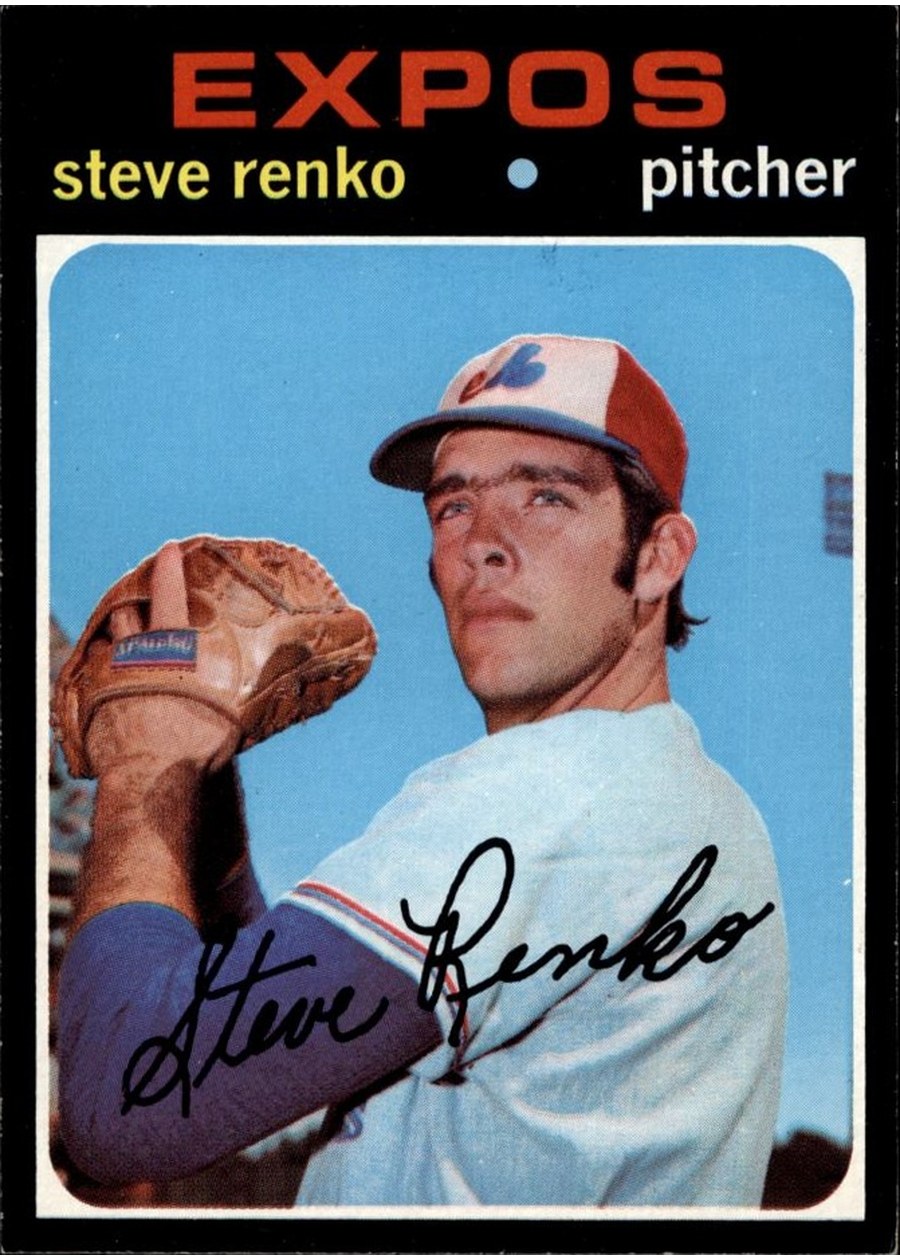 1971 Topps #209 Steve Renko, Montreal Expos