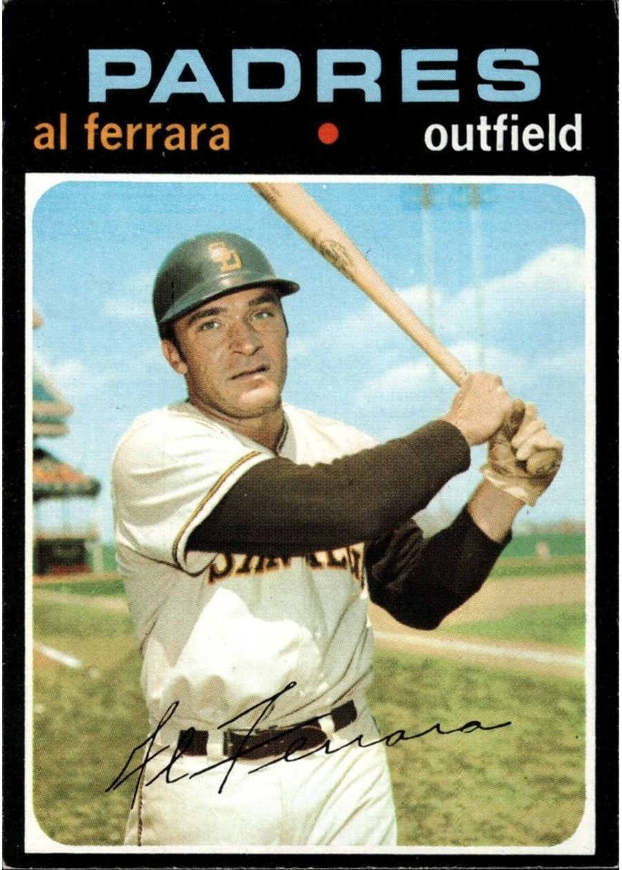 1971 Topps #214 Al Ferrara, San Diego Padres