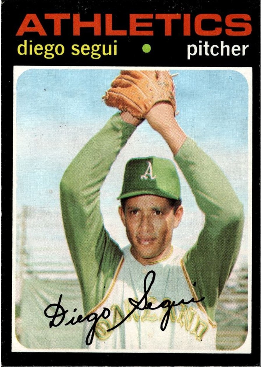 1971 Topps #215 Diego Segui, Oakland Athletics