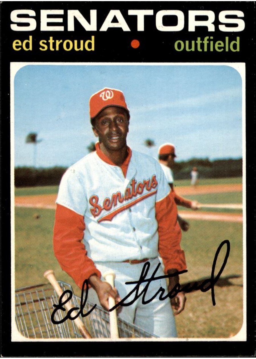 1971 Topps #217 Ed Stroud, Washington Senators