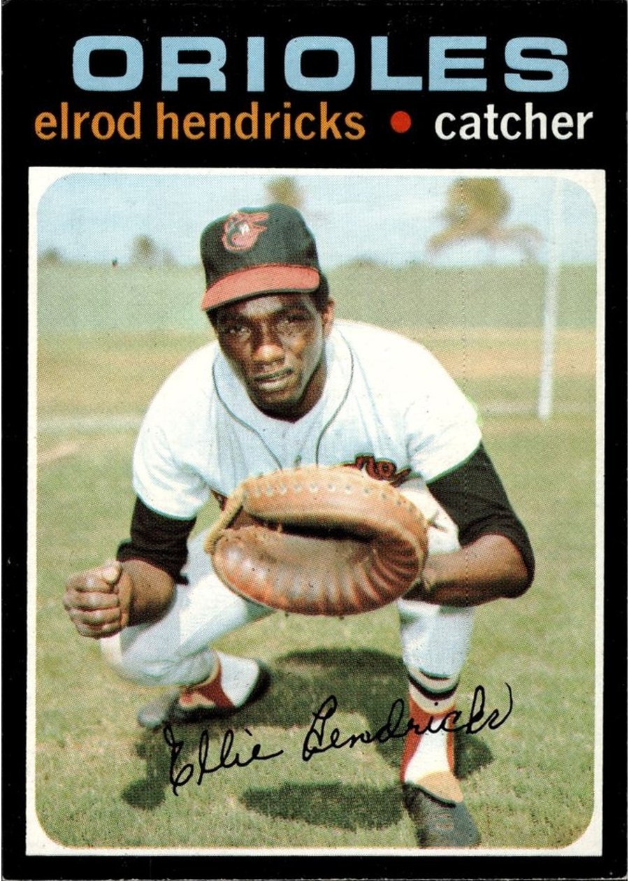 1971 Topps #219 Elrod Hendricks, Baltimore Orioles